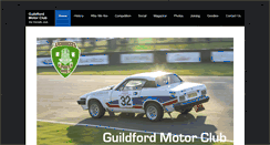 Desktop Screenshot of guildfordmotorclub.org.uk